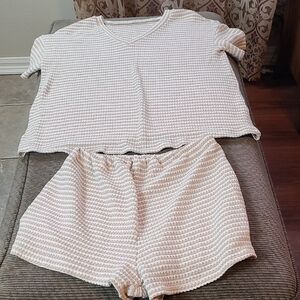 Shein Knit Top and Shorts Set